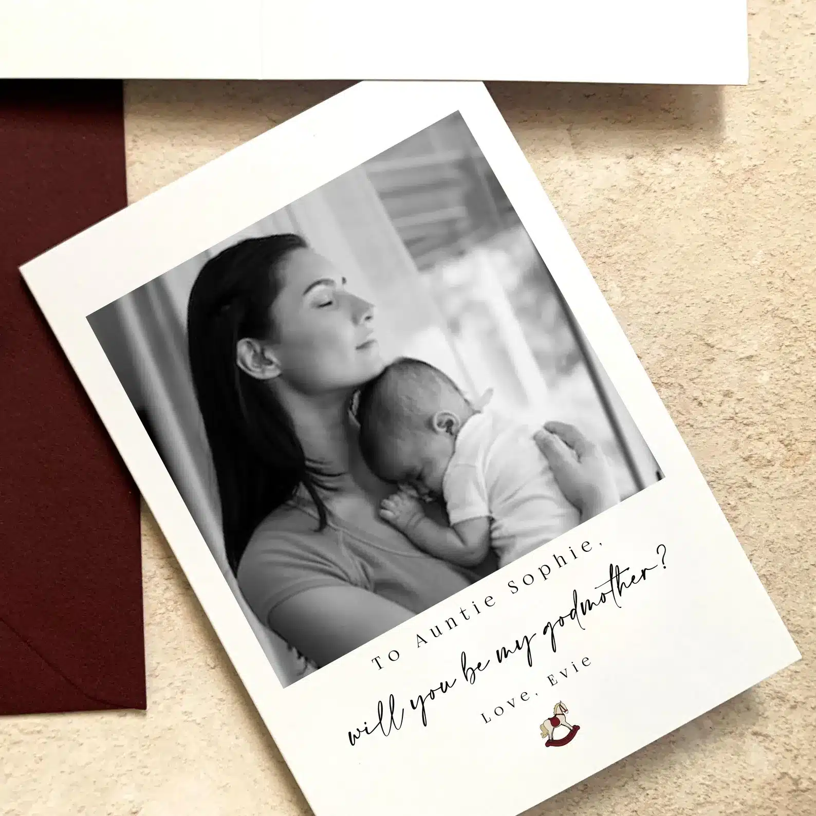 Will You Be My Godmother Photo Card - Image 2