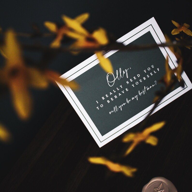 Best Man Proposal Card | Groomsman & Page Boy Gift