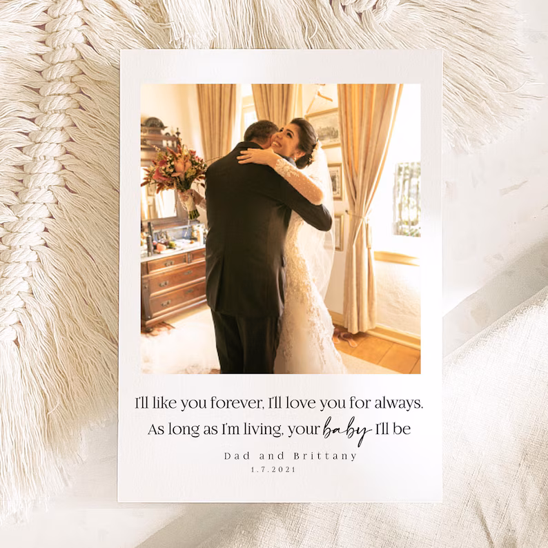 Personalised Father of the Bride Gift from Daughter