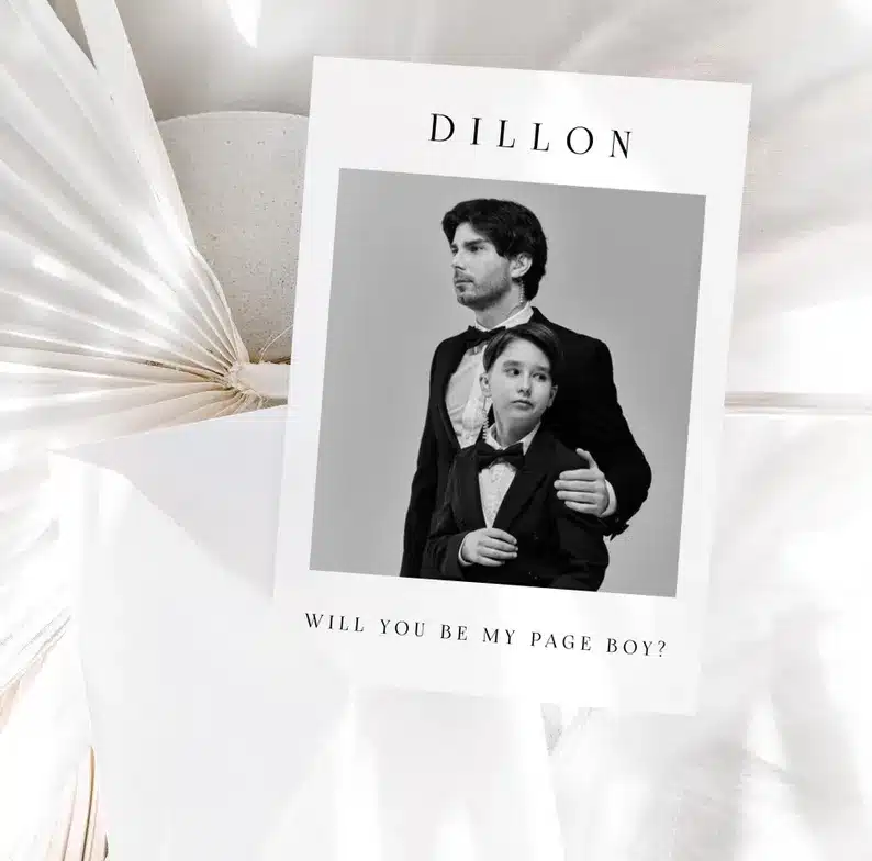 Best Man & Groomsman Proposal Card – Wedding Party Invite - Image 5