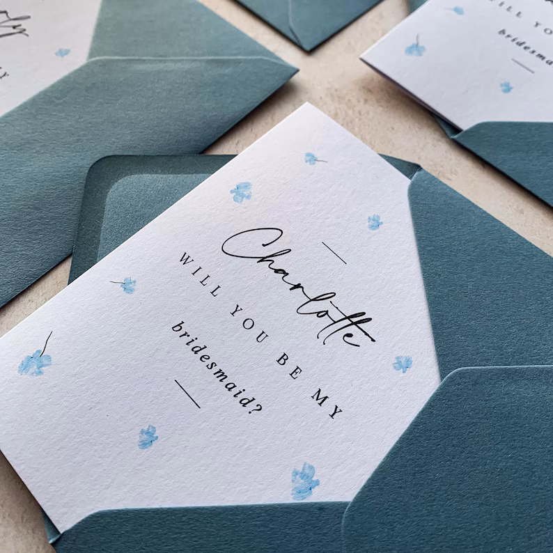 Bridesmaid Proposal Card | Maid of Honour Gift & Something Blue