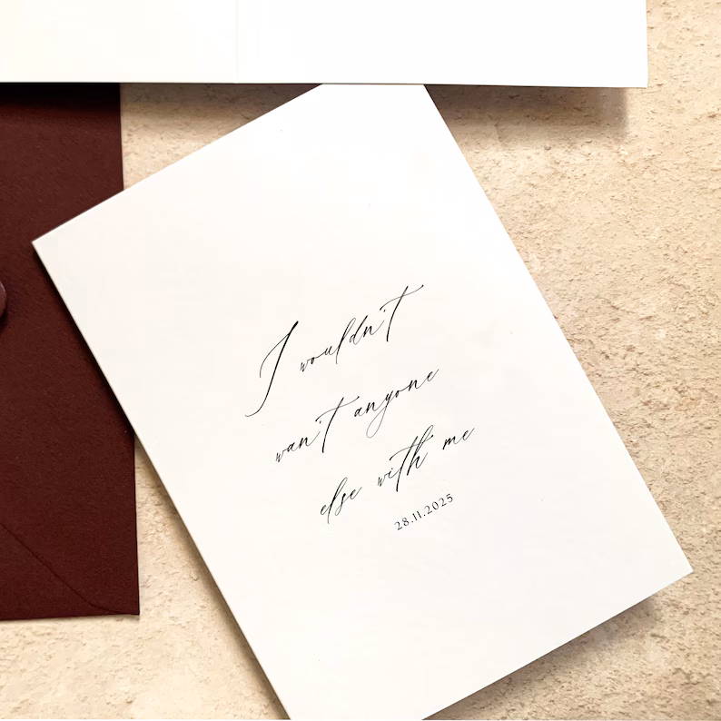 Bridesmaid Thank You Card