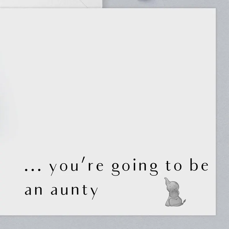 Pregnancy Announcement Card – We’re Having a Baby - Image 6