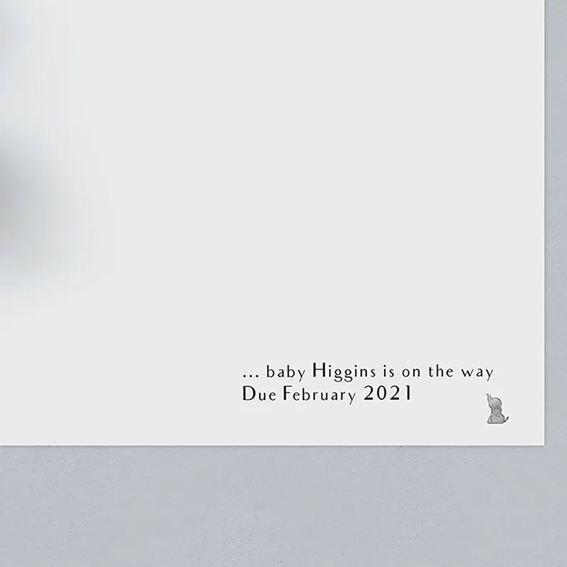 Pregnancy Announcement Card – We’re Having a Baby - Image 7