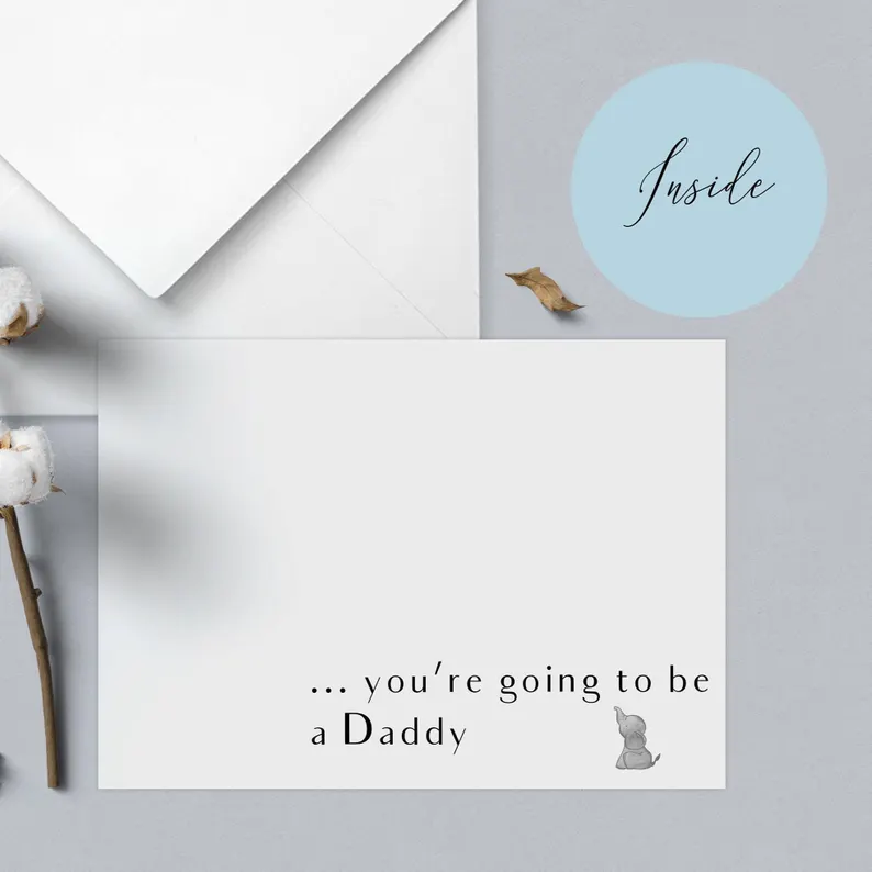 Pregnancy Announcement Card – We’re Having a Baby - Image 5